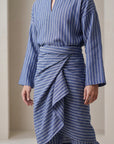 Modern Cotton Linen Stripe Raya Set