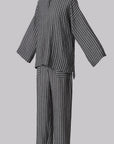 Modern Cotton Linen Stripe Raya Set