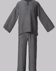 Modern Cotton Linen Stripe Raya Set