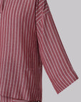 Modern Cotton Linen Stripe Raya Set