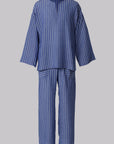Modern Cotton Linen Stripe Raya Set