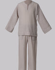 Modern Cotton Linen Stripe Raya Set