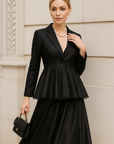 Layered Grace Peplum Jacket
