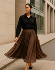 Layered Grace Flare Skirt