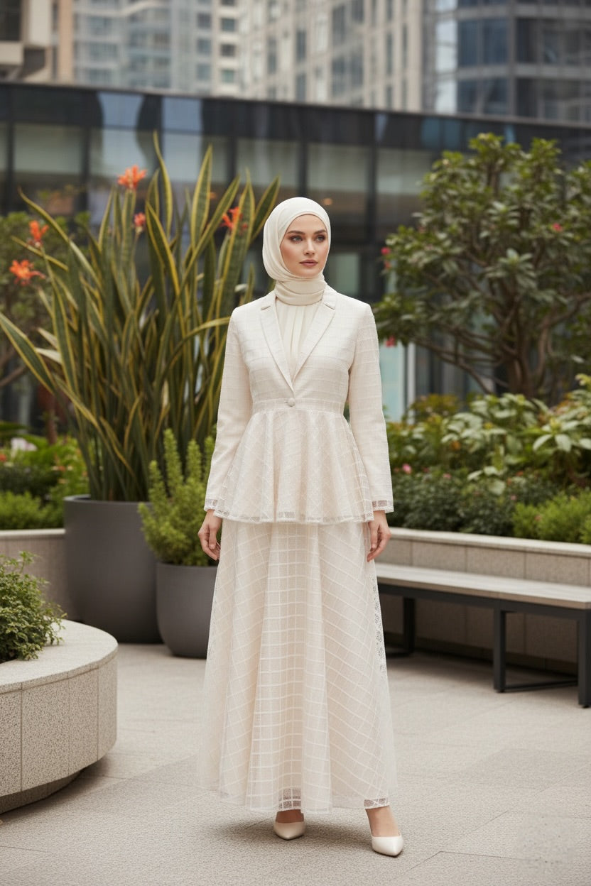 Layered Grace Peplum Jacket