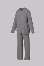 Cozy Beauty Pleats Hoodie Set