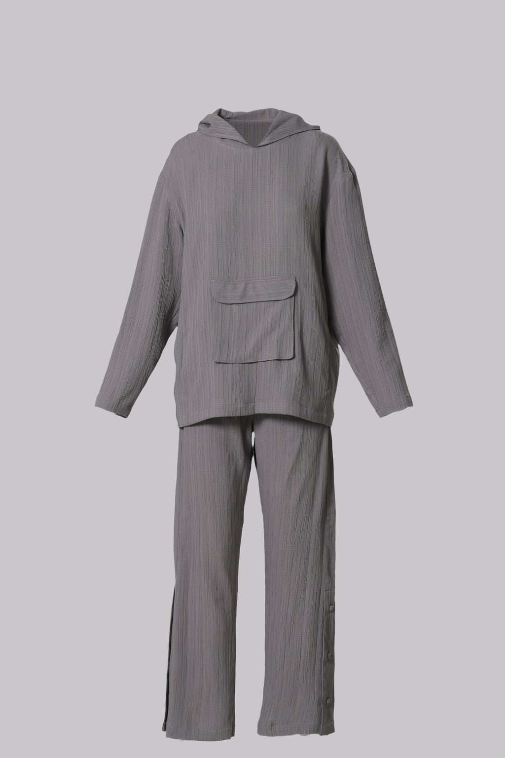 Cozy Beauty Pleats Hoodie Set