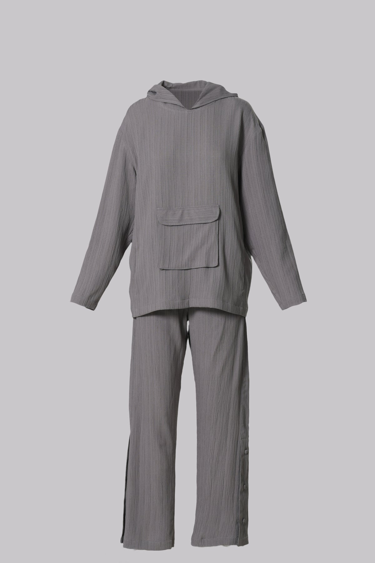 Cozy Beauty Pleats Hoodie Set