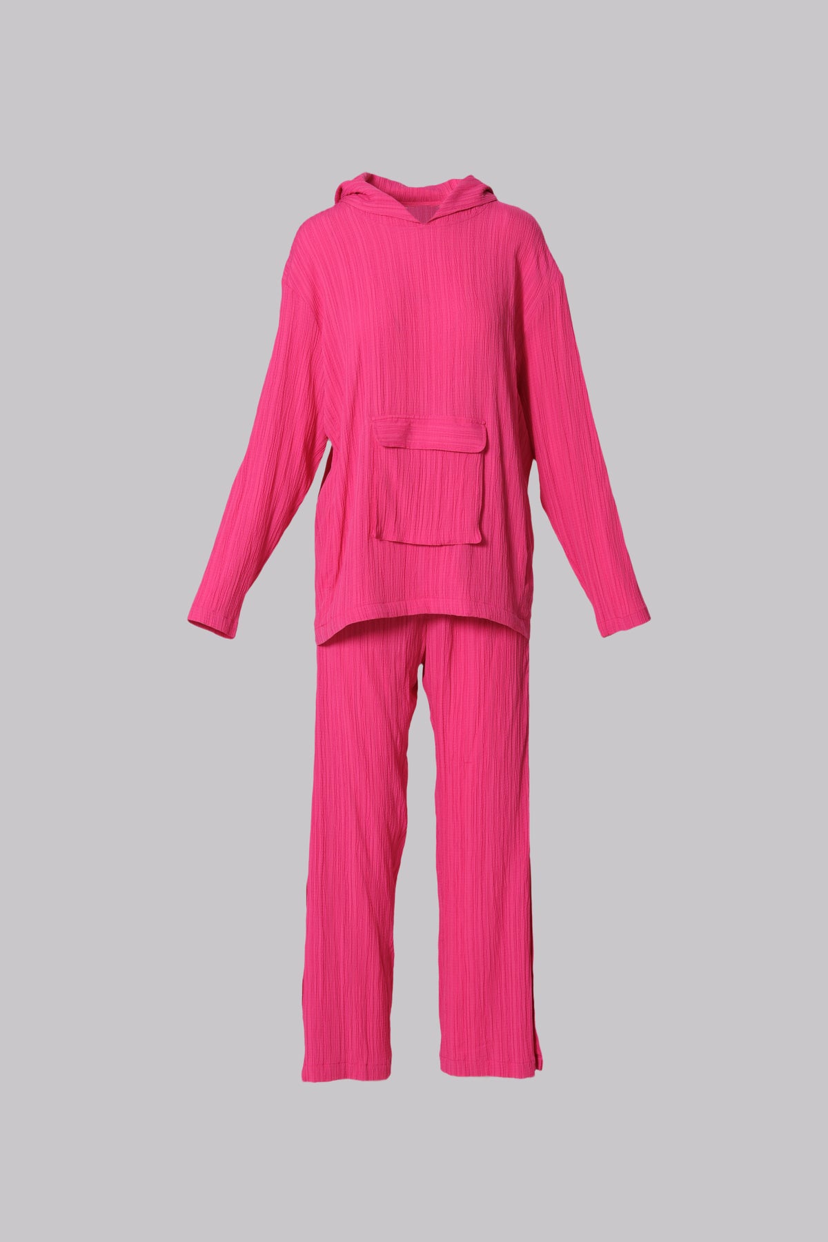 Cozy Beauty Pleats Hoodie Set