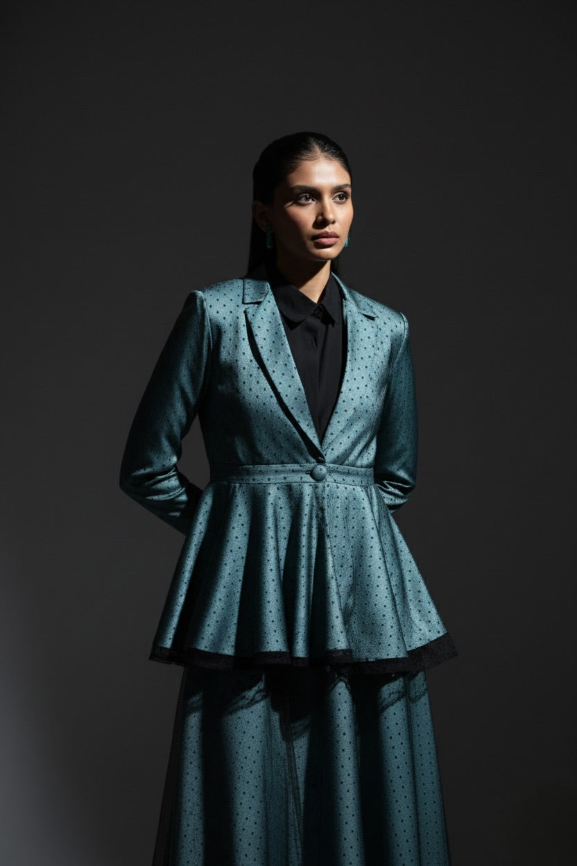 Layered Grace Peplum Jacket