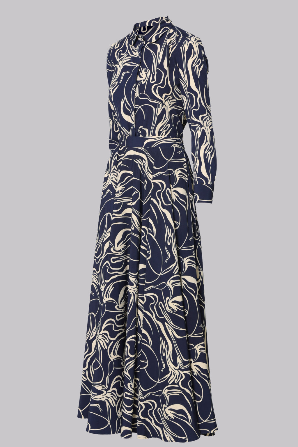 Lisa Modern Line Abstract Flare Skirt