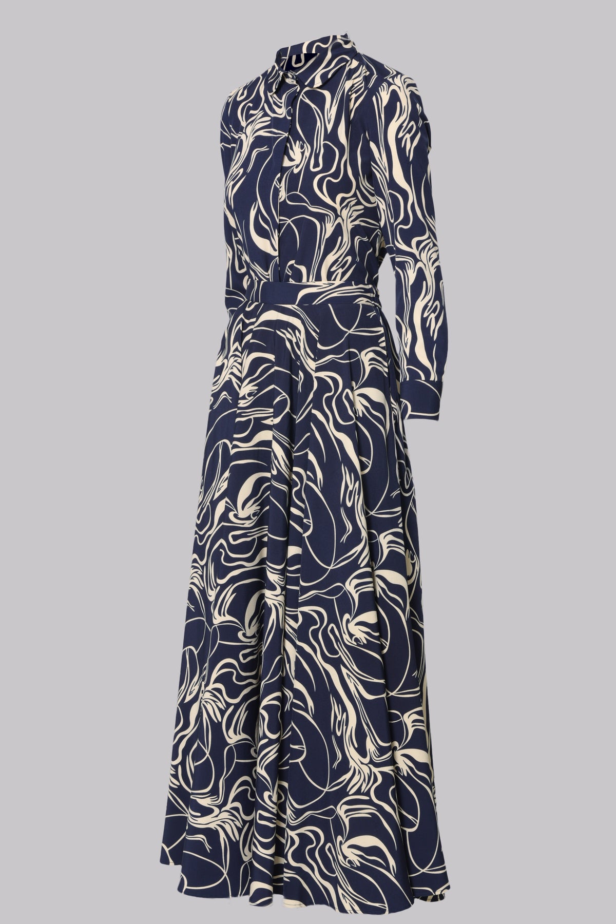 Lisa Modern Line Abstract Flare Skirt