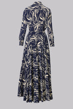 Lisa Modern Line Abstract Flare Skirt