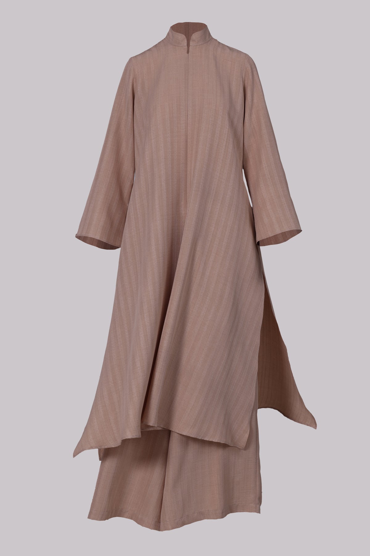 Shazea Kurung dalam Powder Pink Violet