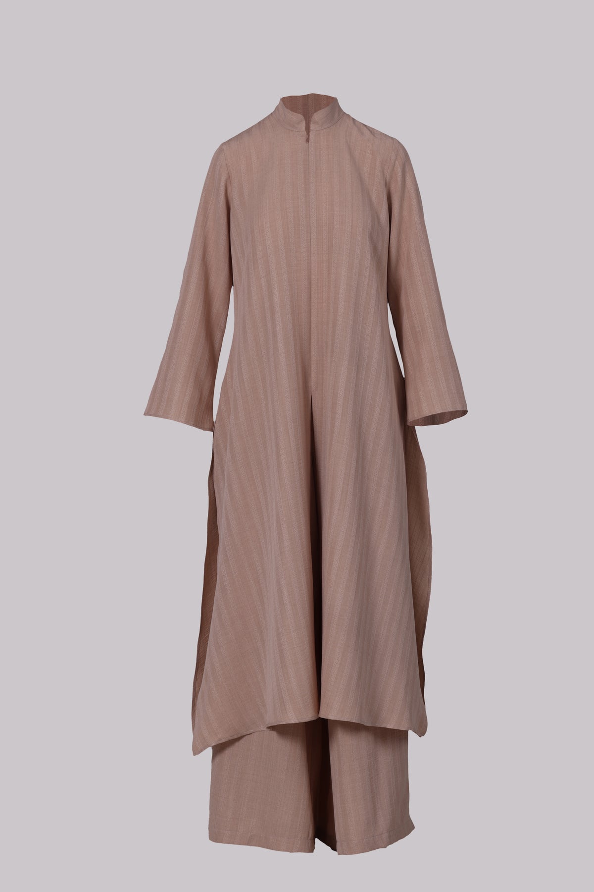 Shazea Kurung dalam Powder Pink Violet