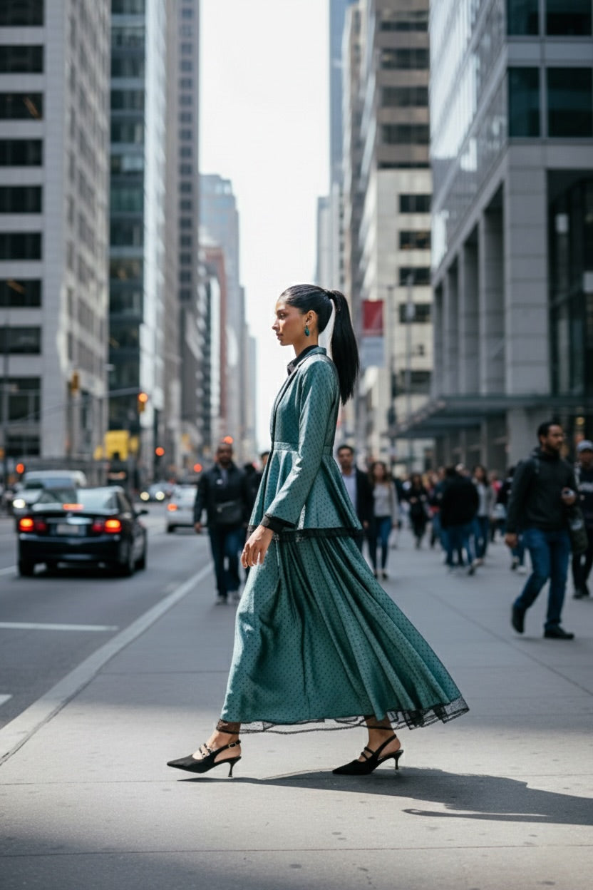 Layered Grace Peplum Jacket