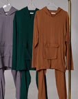 Cozy Beauty Pleats Hoodie Set