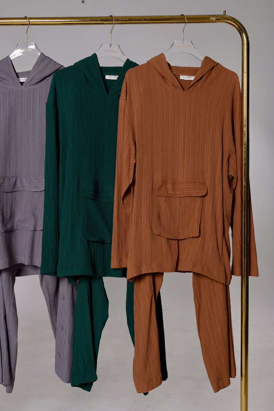 Cozy Beauty Pleats Hoodie Set