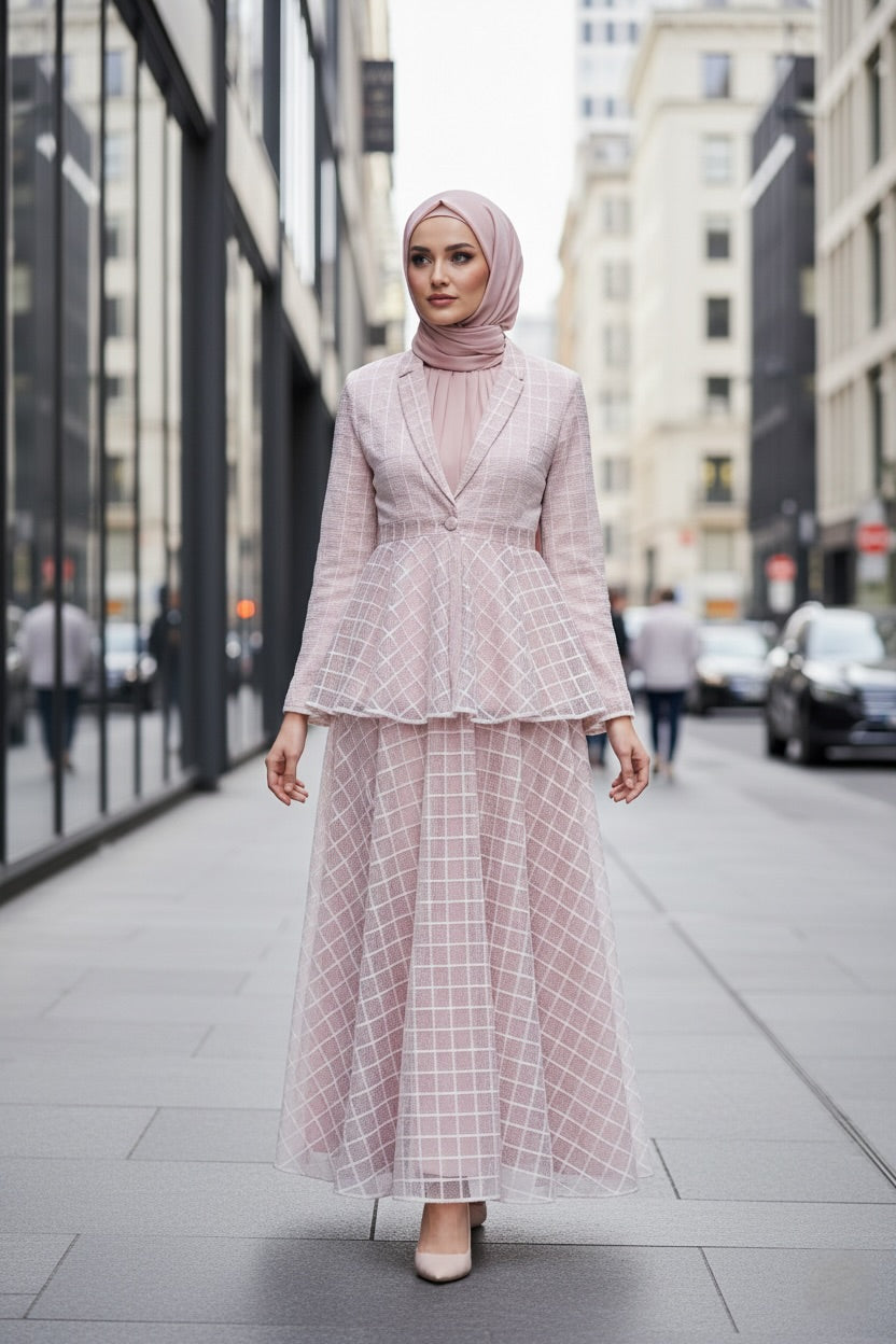 Layered Grace Peplum Jacket