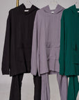 Cozy Beauty Pleats Hoodie Set