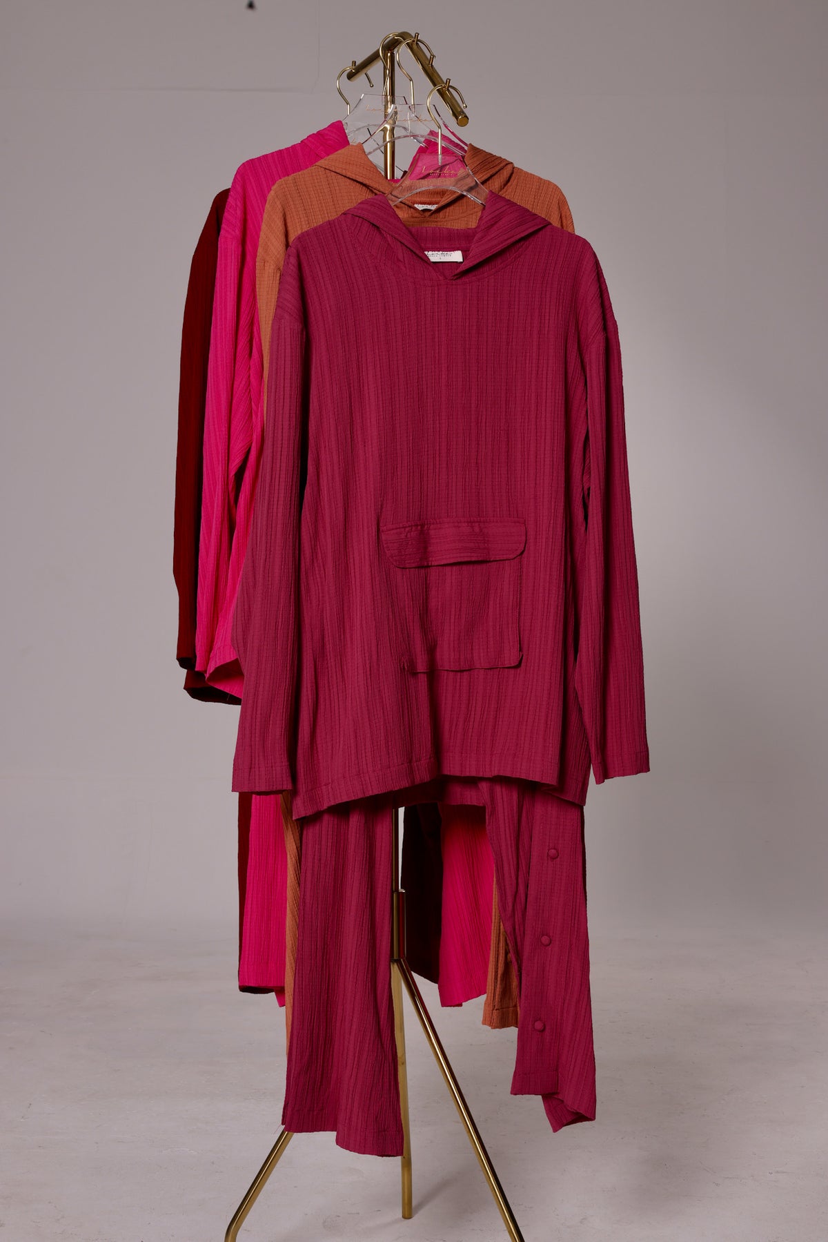 Cozy Beauty Pleats Hoodie Set