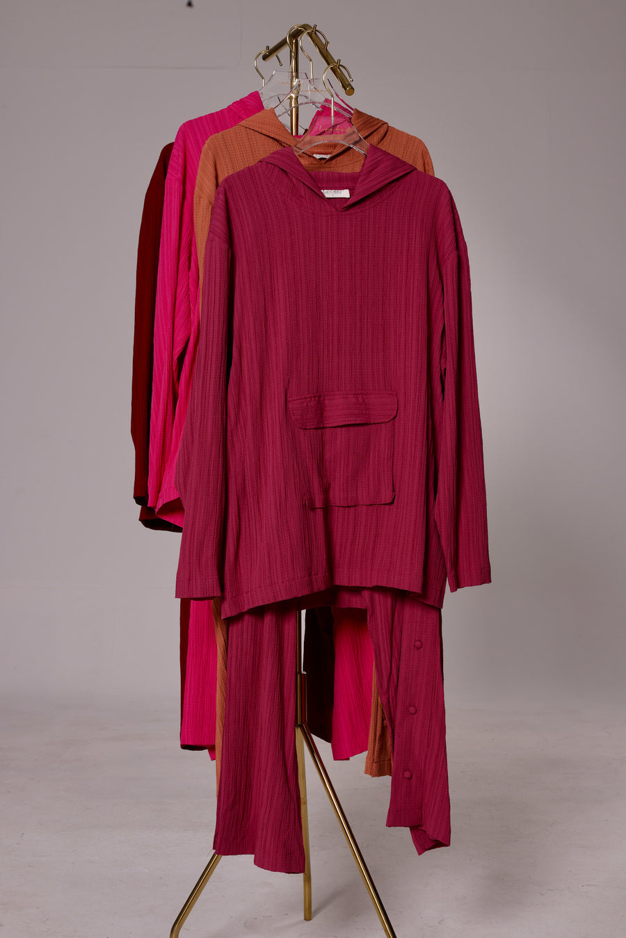 Cozy Beauty Pleats Hoodie Set