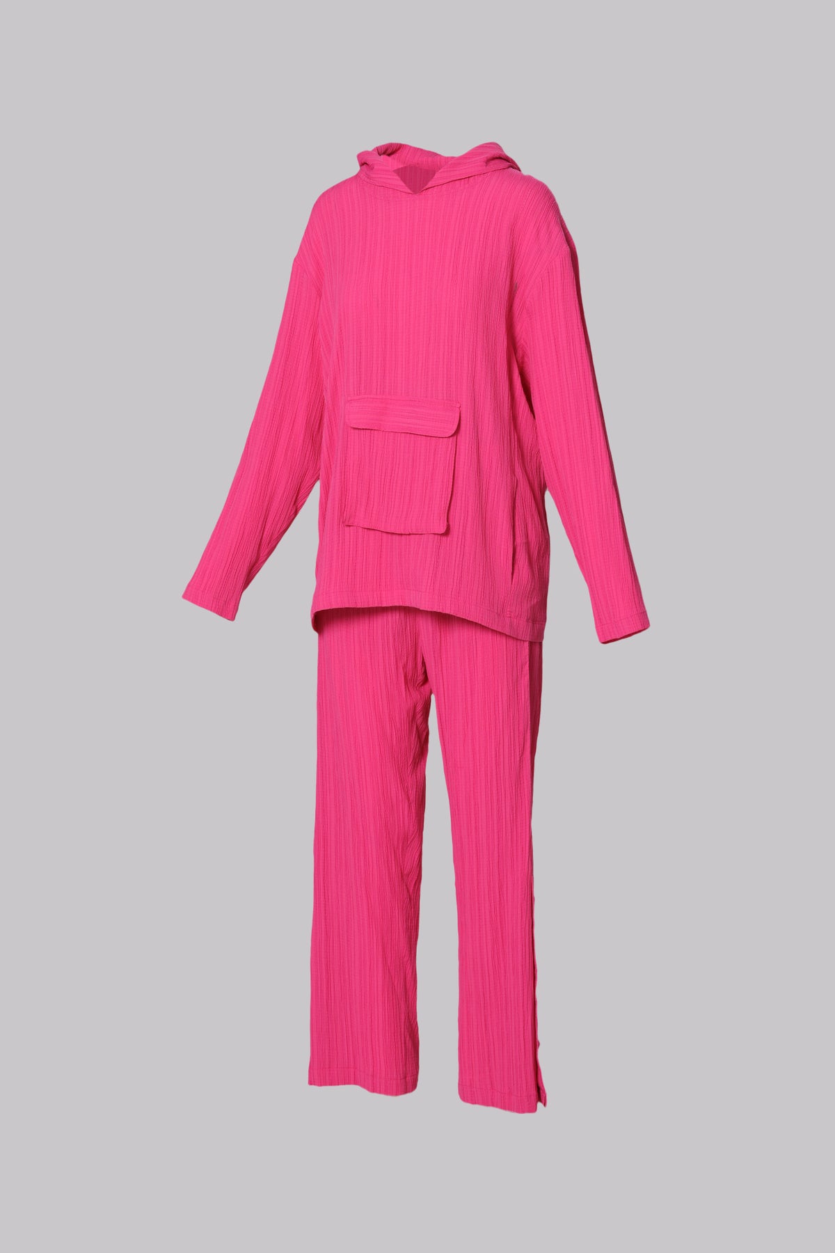 Cozy Beauty Pleats Hoodie Set