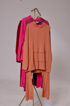 Cozy Beauty Pleats Hoodie Set