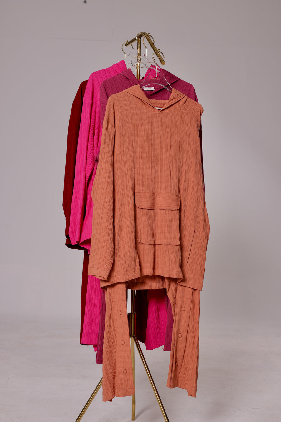 Cozy Beauty Pleats Hoodie Set