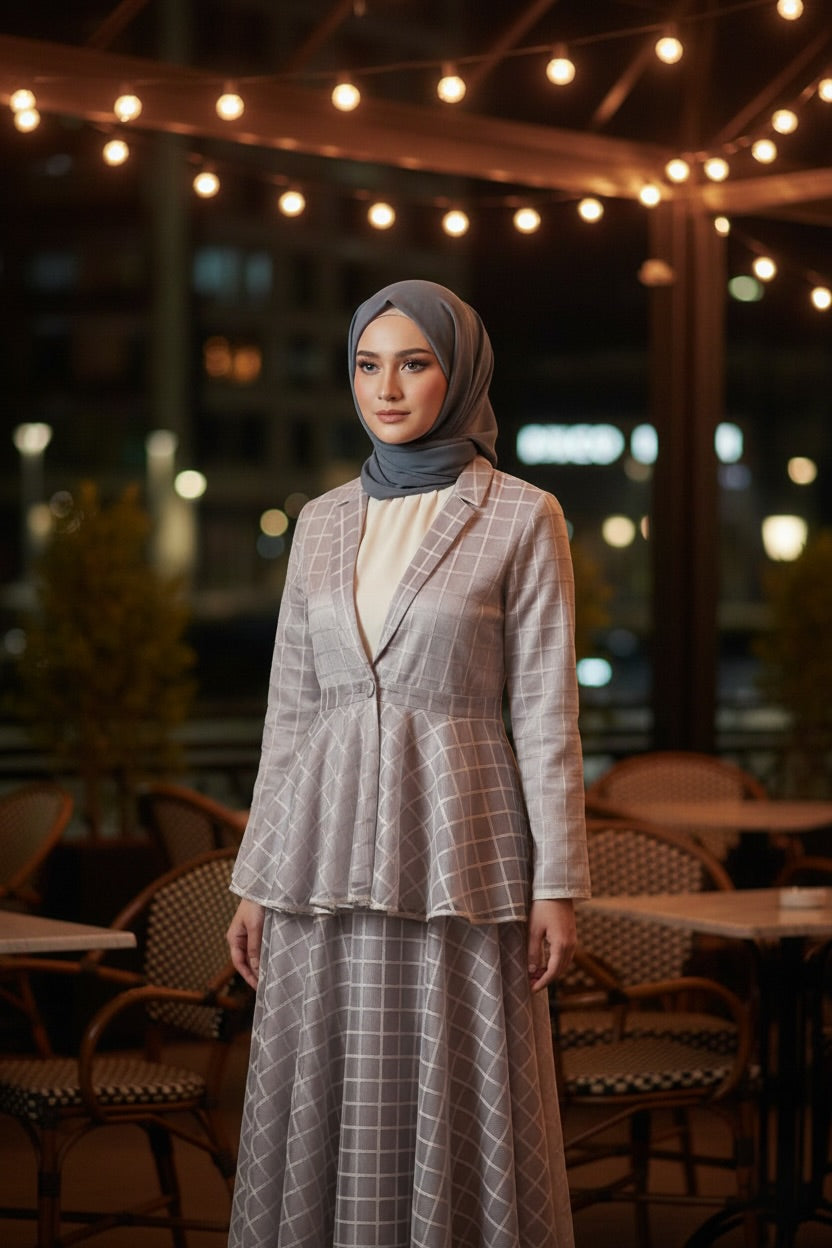 Layered Grace Peplum Jacket
