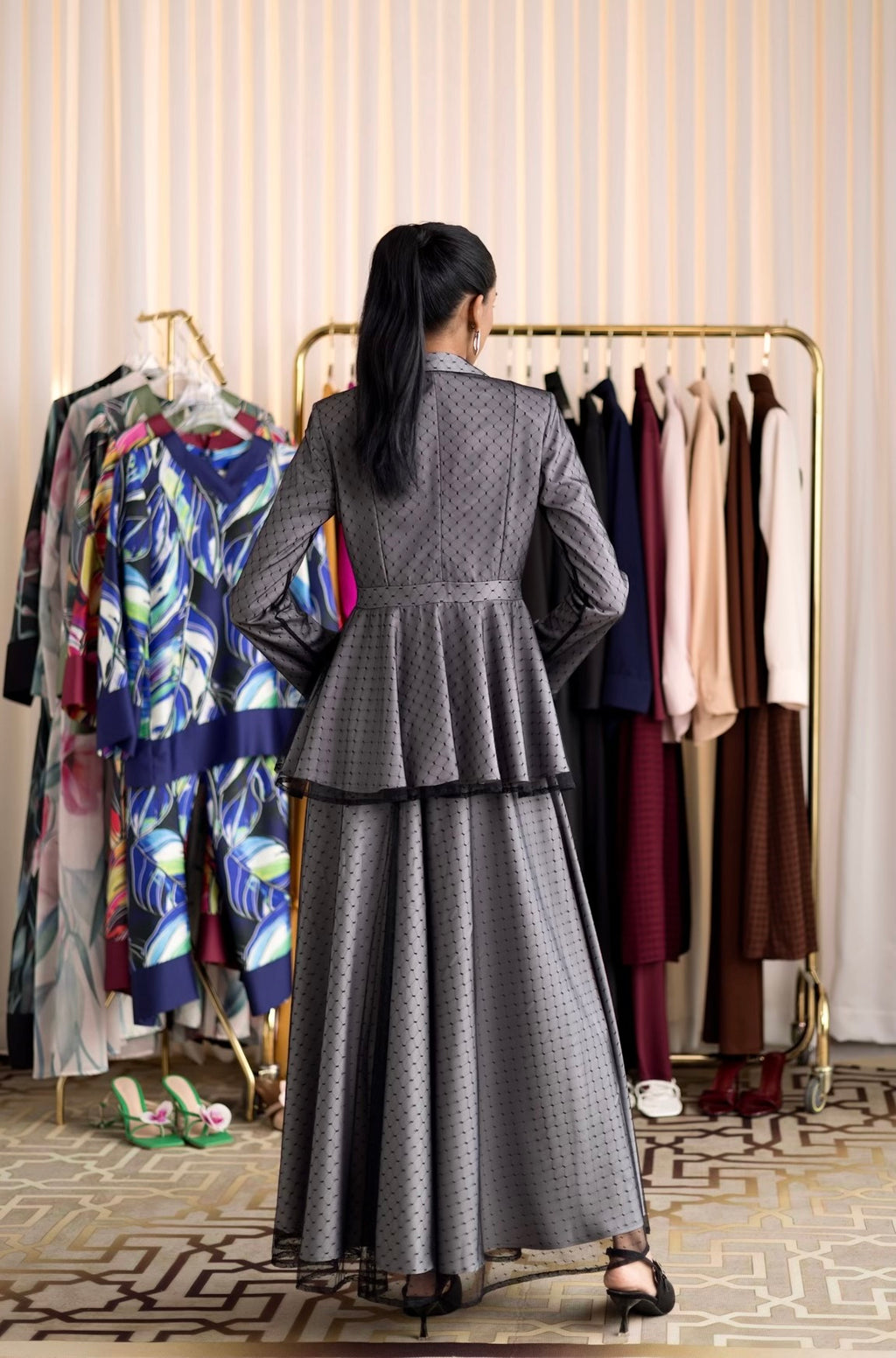 Layered Grace Peplum Jacket