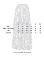 Lisa Modern Line Abstract Flare Skirt