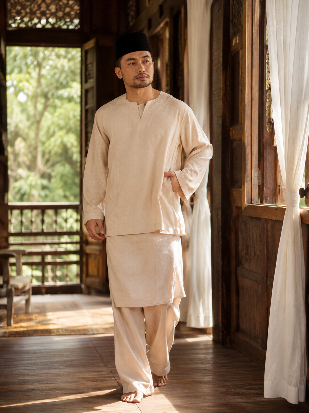 Arjuna Soft Linen Blend Set