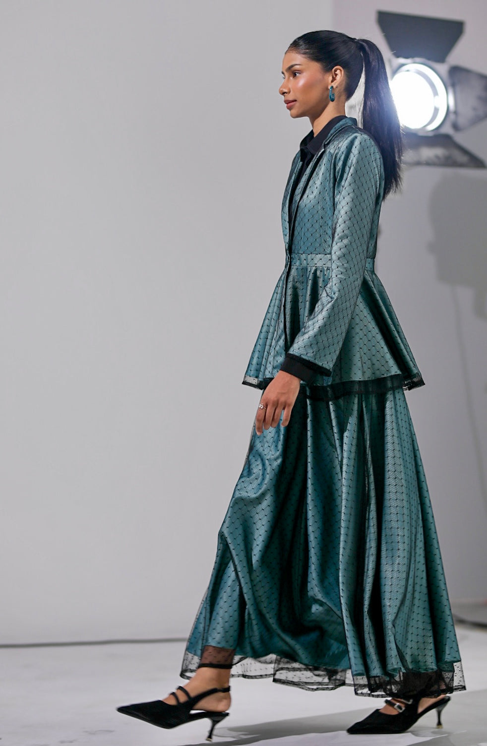 Layered Grace Peplum Jacket