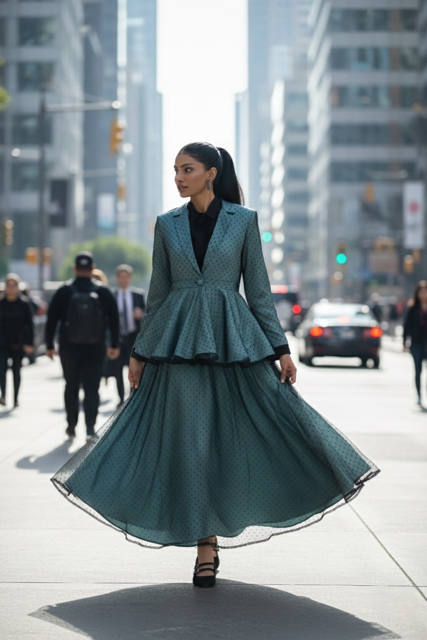 Layered Grace Flare Skirt