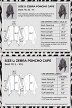 Zavia Full-Zip Batwing Poncho Blouse
