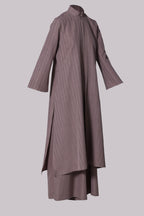 Shazea Kurung dalam Powder Pink Violet