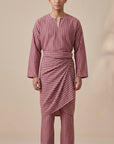 Modern Cotton Linen Stripe Raya Set