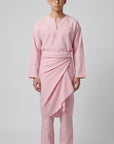 Modern Cotton Linen Stripe Raya Set
