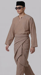 Modern Cotton Linen Stripe Raya Set