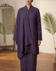 Shazea Kurung dalam Powder Pink Violet