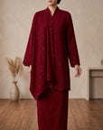 Shazea Kurung dalam Powder Pink Violet