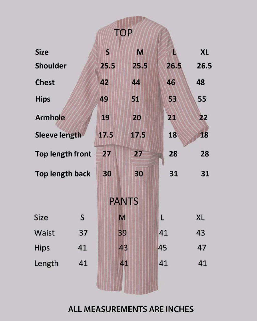 Modern Cotton Linen Stripe Raya Set