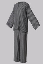 Modern Cotton Linen Stripe Raya Set