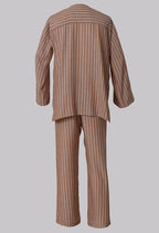 Modern Cotton Linen Stripe Raya Set