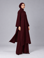 Shazea Kurung dalam Powder Pink Violet