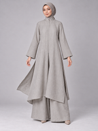 Shazea Kurung dalam Powder Pink Violet