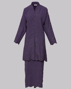 Shazea Kurung dalam Powder Pink Violet