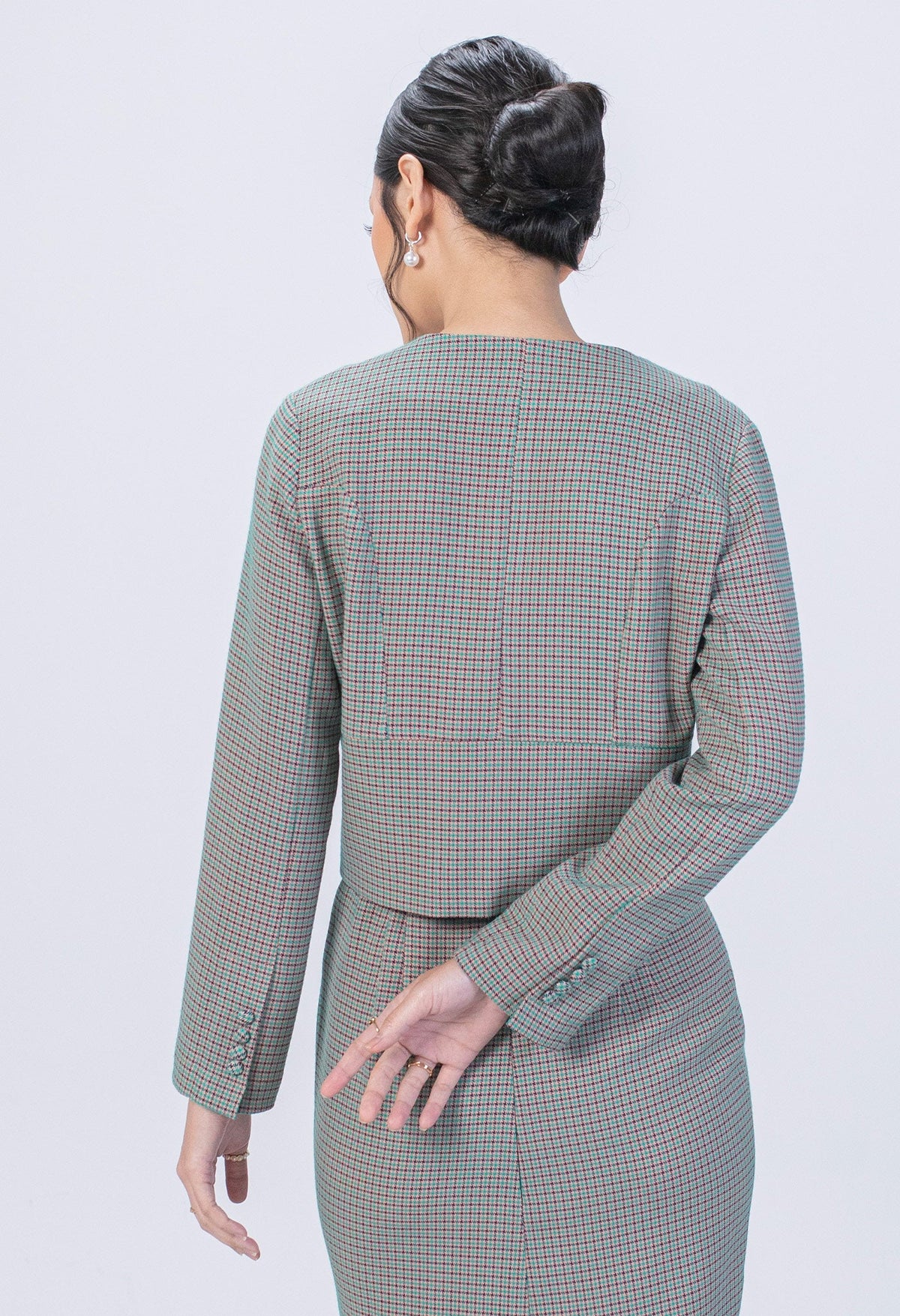 Checked Green