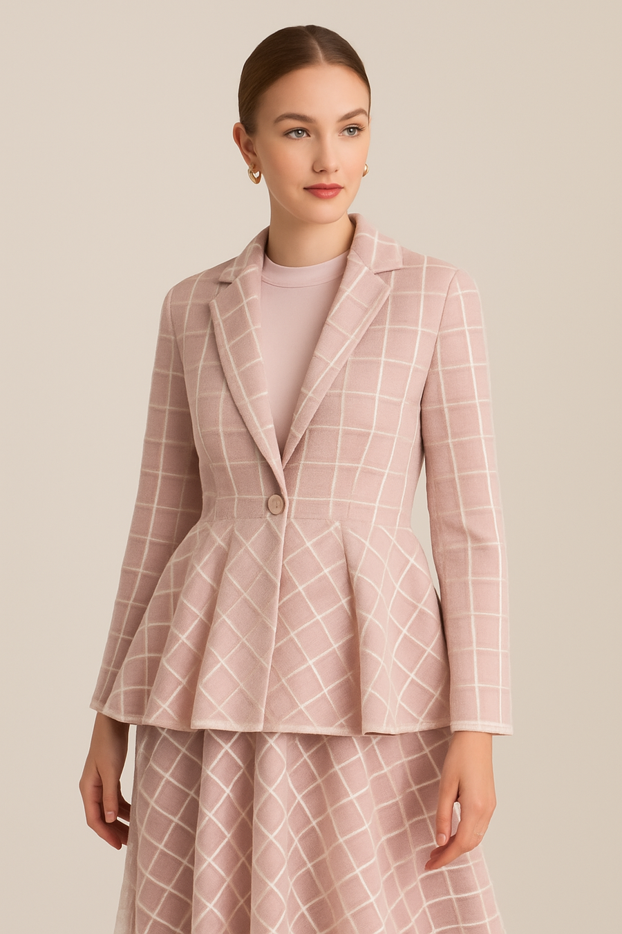 Layered Grace Peplum Jacket